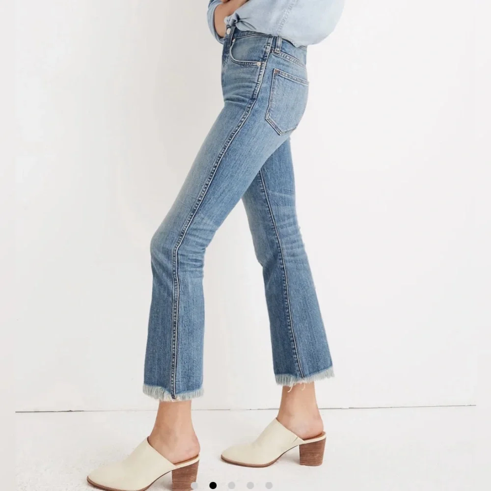 Madewell Cali Demi-Boot Blue Jeans Women’s Size: 29 - Picture 3 of 16